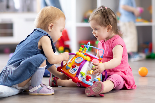 When are children developmentally ready to share?